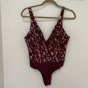 Lace body suit